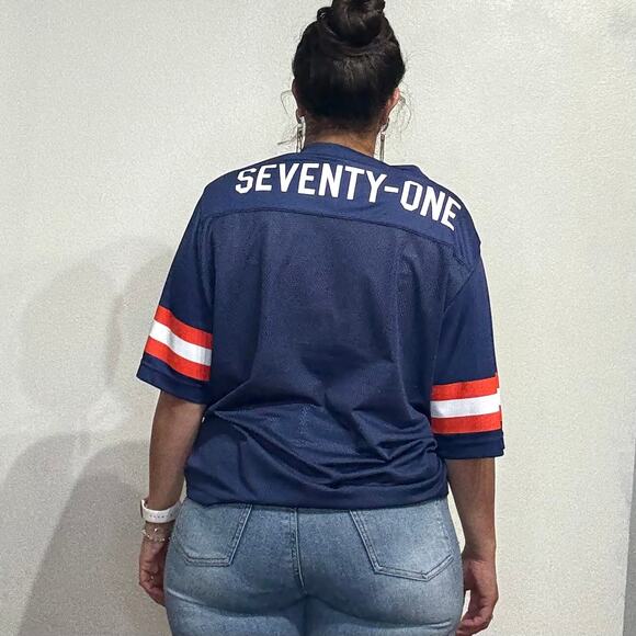 Standard Cloth Blue 71 Jersey Top Sz M - Picture 10 of 12